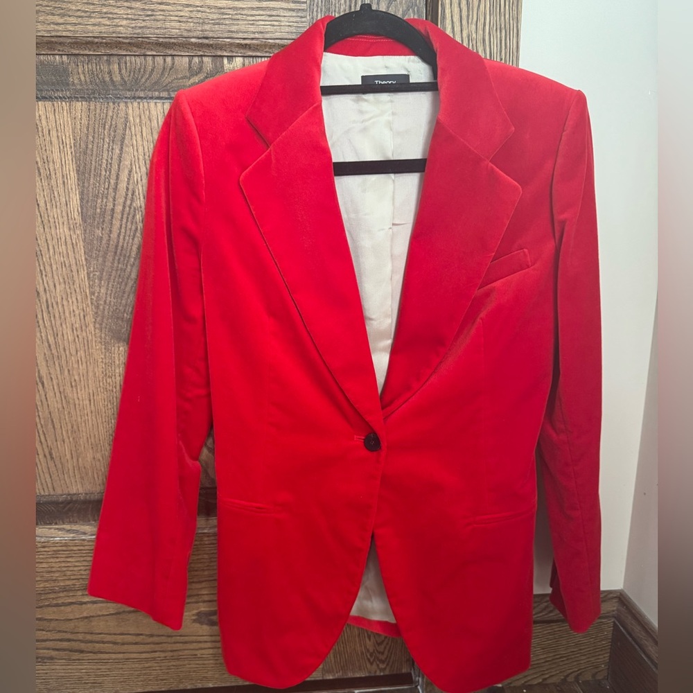 Theory suede blazer